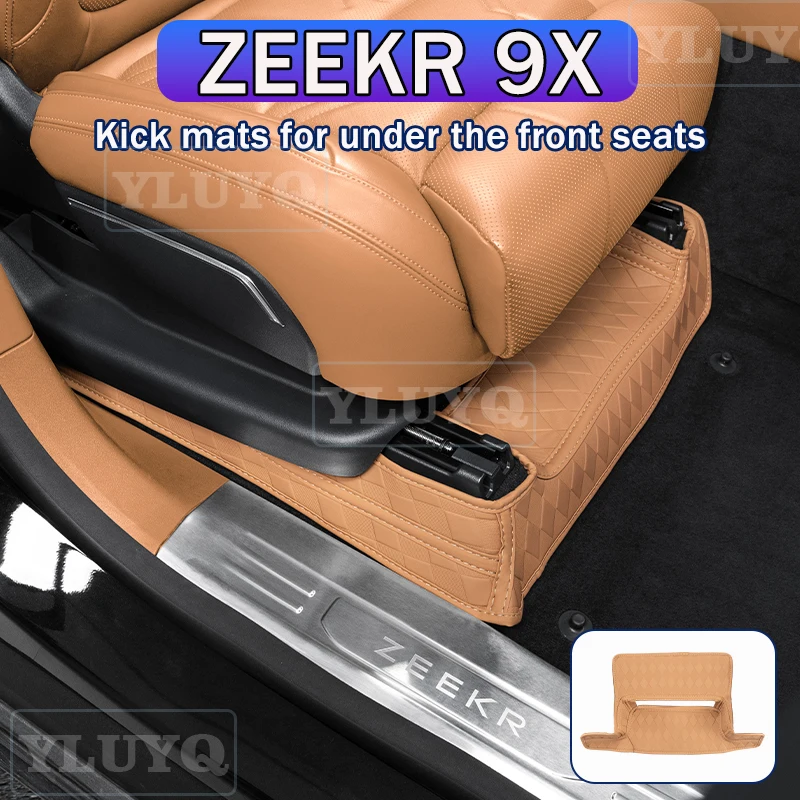 

For 2026 ZEEKR 9X Front Seat Kick-Proof Mat, Anti-Wear Protective Pad for Under Seat Interior Modification Accessories