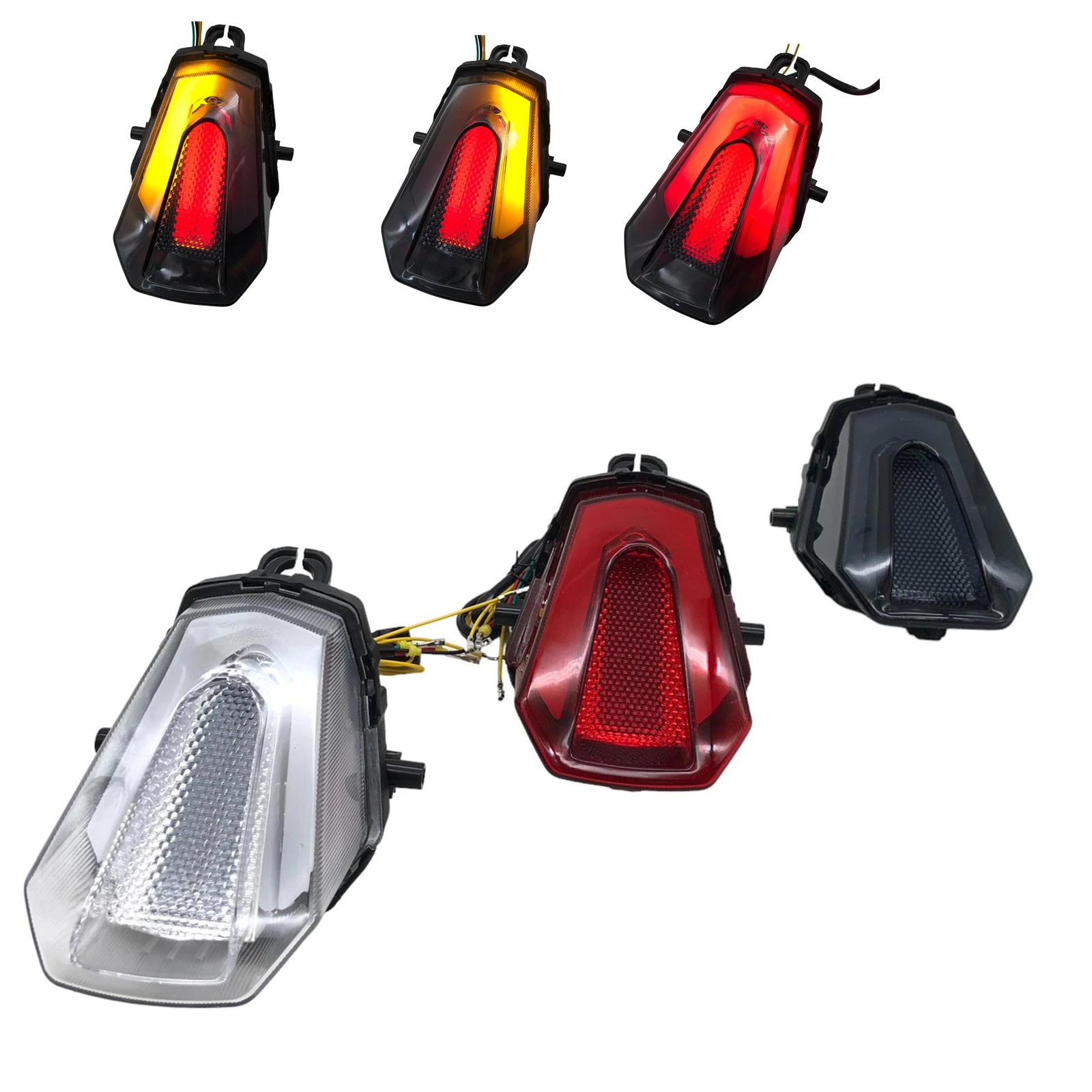 

Motorcycle LED Integrated Taillight Tail Turn Signal Light Rear Lamp For SUZUKI GSX-R 1000/R 2017-2023