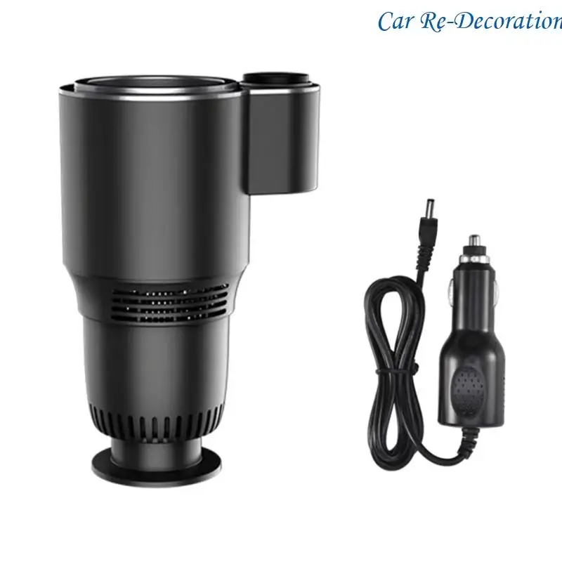 

R58D 12V 36W Travel Universal Vehicle Heated Cooling Cup Holder Touch Control