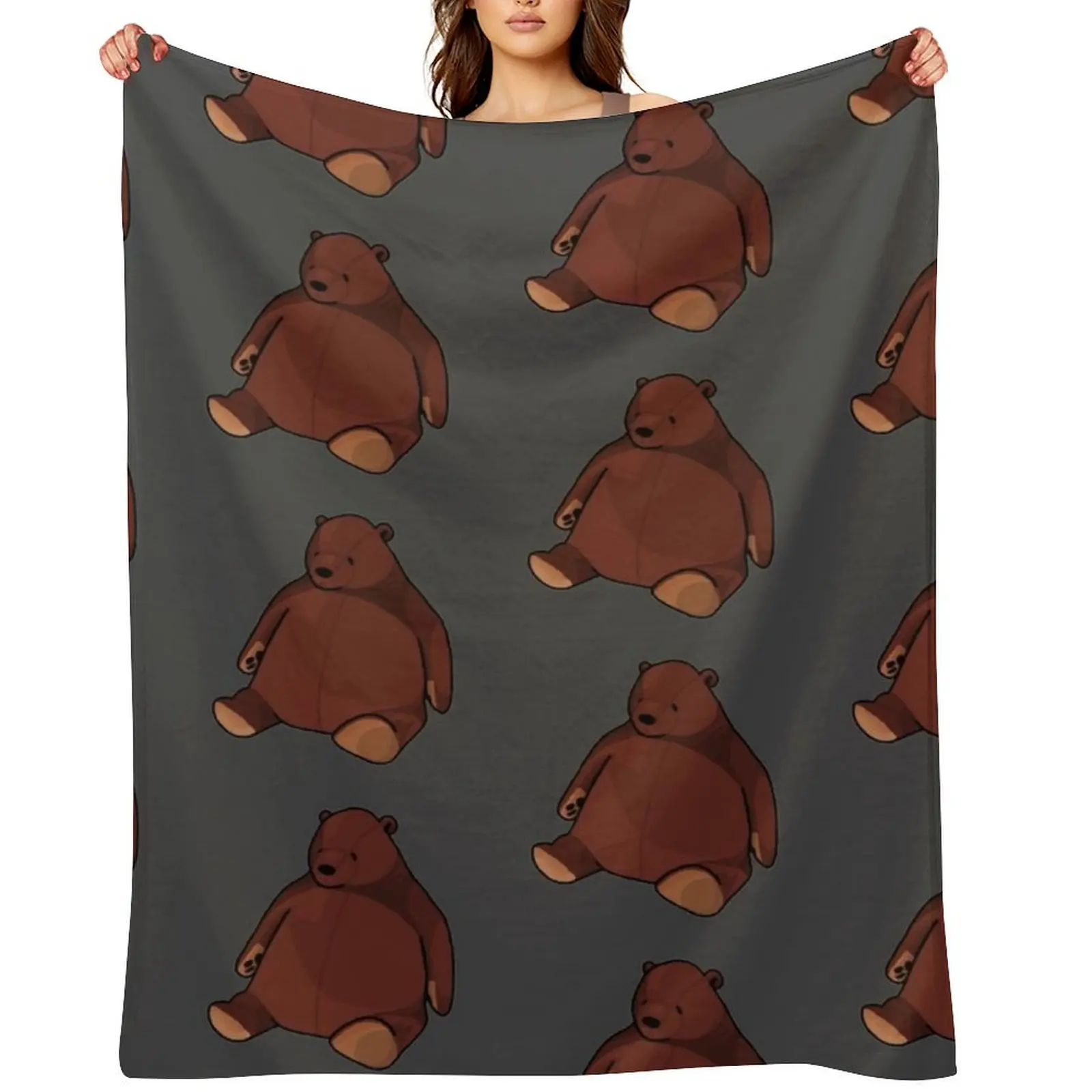 

Djungelskog drawing Throw Blanket for sofa Thins Luxury Thicken Shaggy Blankets