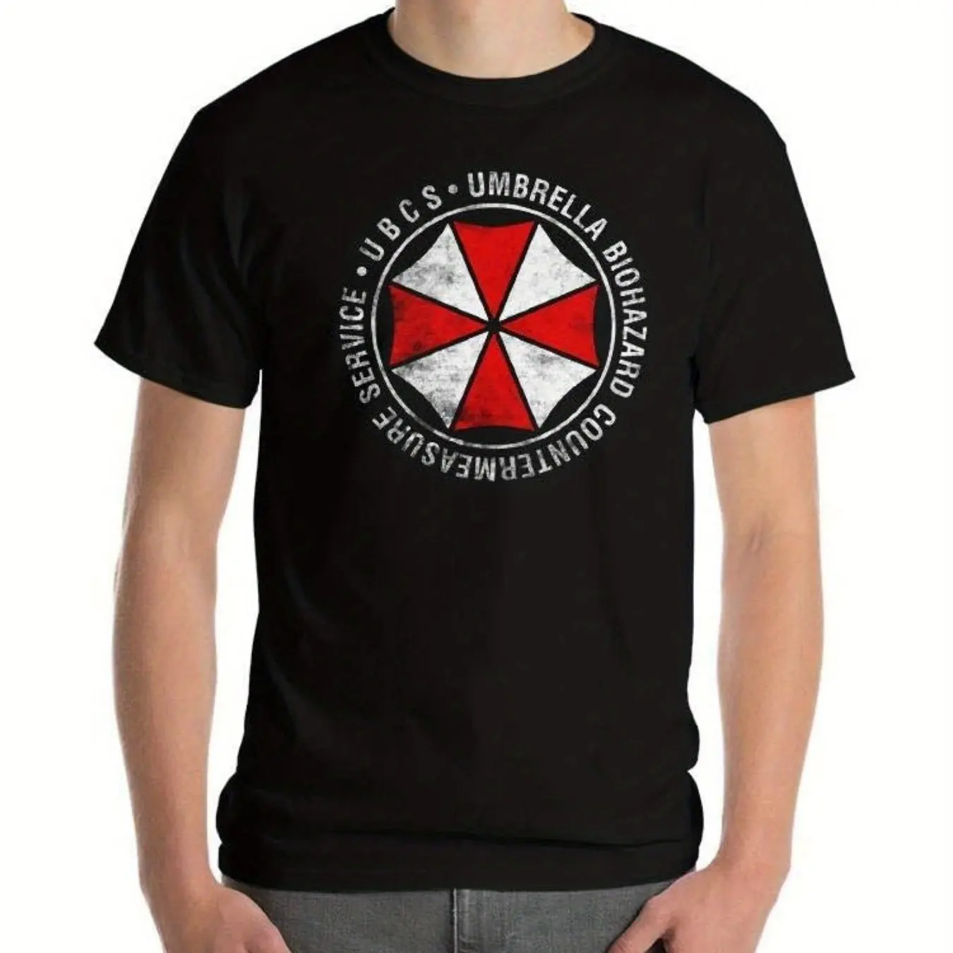 Umbrella Corporation Resident Evil T-Shirt Biohazard Logo Graphic Tee Men\'s and Women\'s Casual Wear Comfortable Cotton