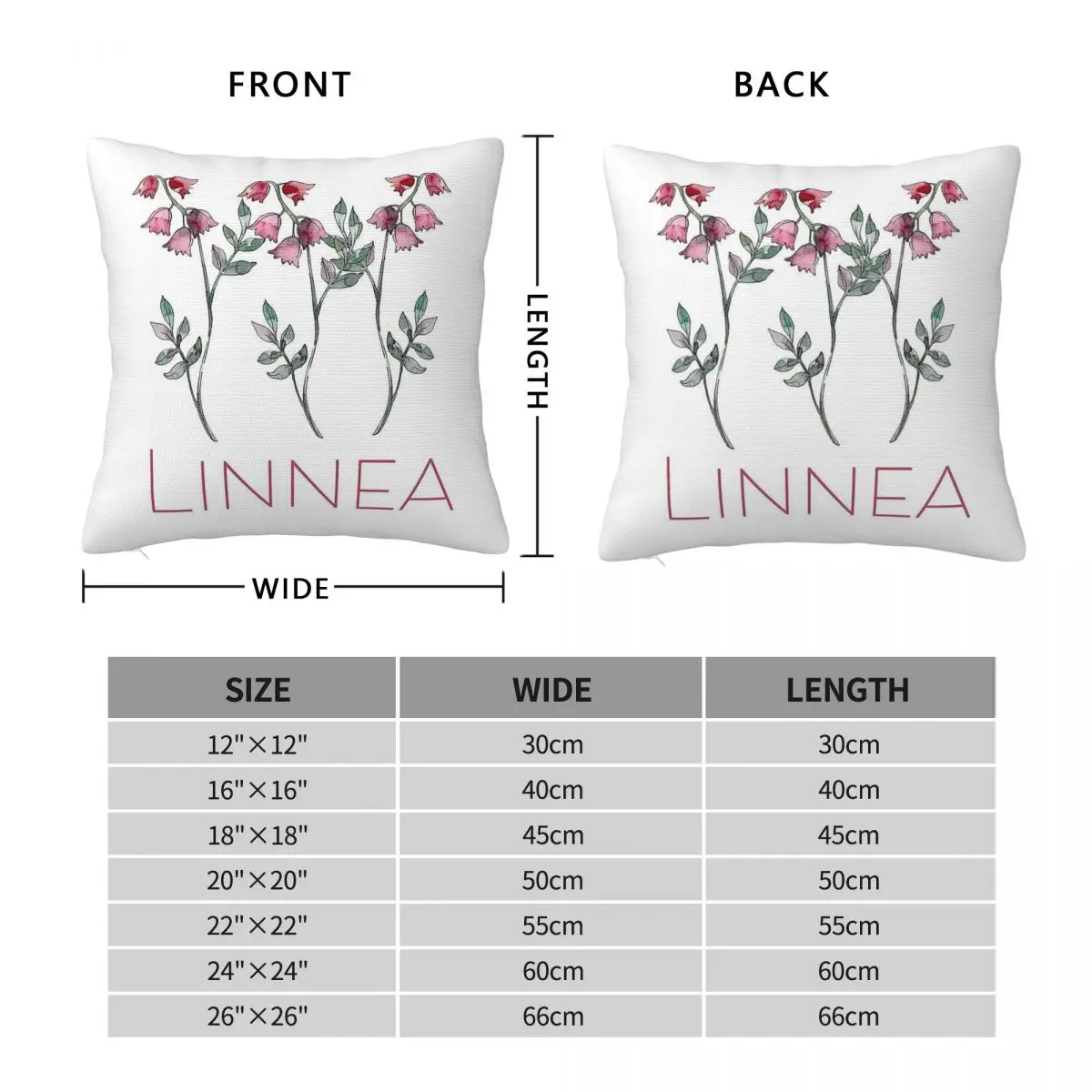 Nordic Linnaea Borealis Square Pillowcase Polyester Linen Velvet Creative Decorative Throw Pillow Room Cushion Cover Wholesale