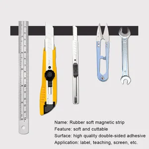 1/5/10 Selbstadhäsions Gummi -Magnetstreifenmesser 10*1 15*1 20*1 30*1mm Gummi -Band Kühlschrank Flexibler Streifen Home 6 Hauptverkaufsklimaanlagen - №6