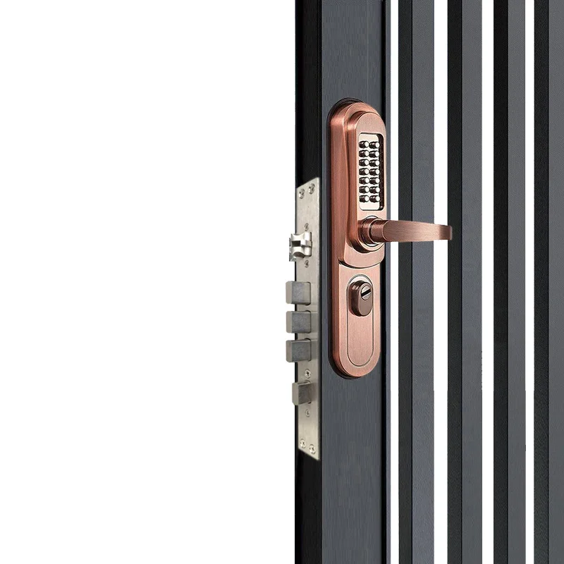 

Outdoor Waterproof Double Sided Mechanical Password Lock with 6068 Lock Body Keyless Entry Door Lock