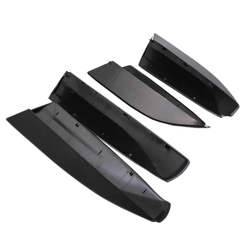 Black ABS Roof Rack Bar Rail End Protection Cover Shell 4PCS For Toyota Highlander XU40 2008 2009 2010 2011 2012 2013