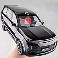 1:24 LEADING IDEAL ONE L9 SUV New Energy Vehicles Alloy Diecast Model Sound Light Toy Collect Hobby Model Ornaments Gift For Boy