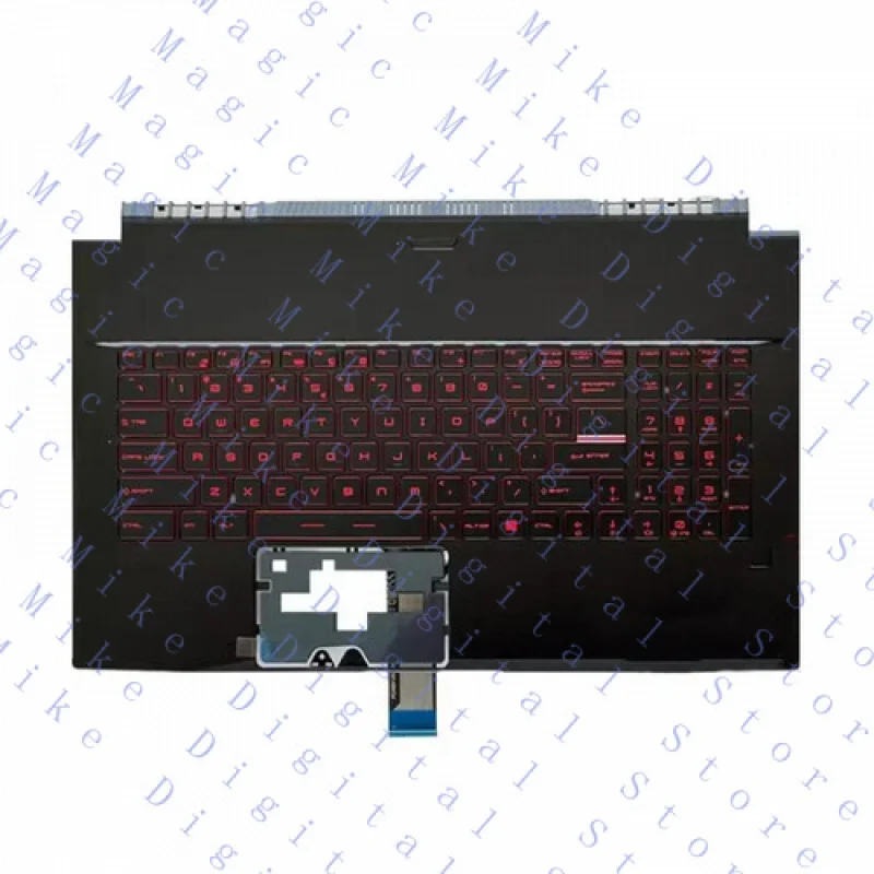 

UU упор для рук с клавиатурой с подсветкой для MSI GF75 MS-17F1 17F2 17F3 17F4 17F5 красный