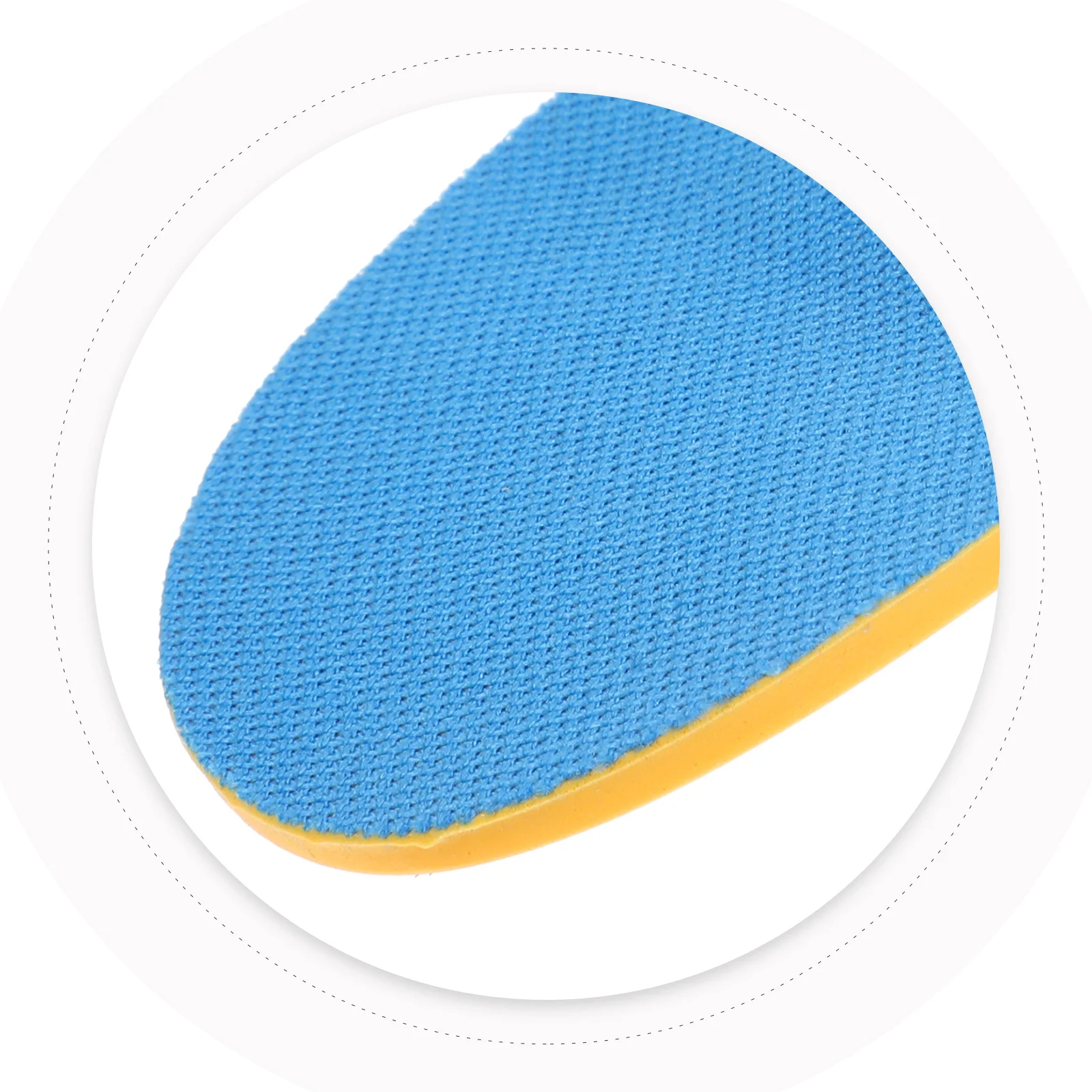 1 زوج قوس دعم النعال تقويم العظام المسطحة للأطفال حجم 33-35 الأزرق الأصفر قوس إدراج تنفس نعال حذاء مريح #1