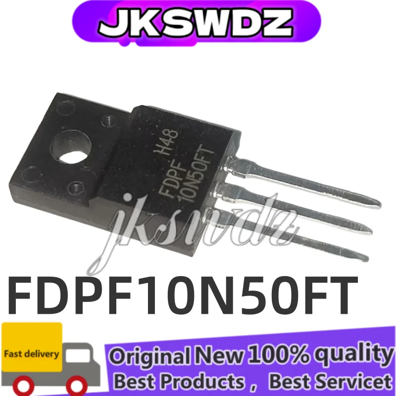 

10PCS FDPF10N50FT 10N50FT TO-220F 500V 9A MOSFET new originalJSWDZ