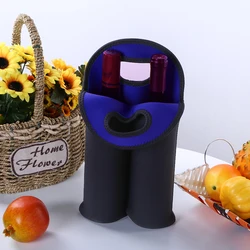 1/2 Bottles Neoprene Wine Bottle Freezer Bag Kitchen Drinking Neoprene Wine Bottle Cover Beer Insulated Bag Cool Holder Carrier