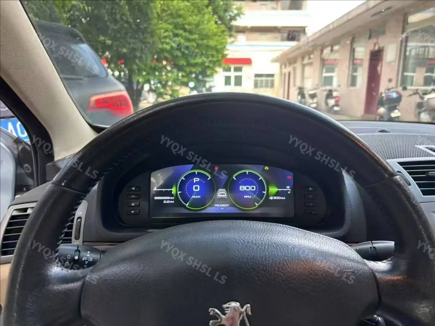 

12.3'' LCD Dashboard Cluster For Peugeot 407 2004-2010 Digital Virtual Instrument Panel Meter Wireless Carplay Speedmeter Stereo