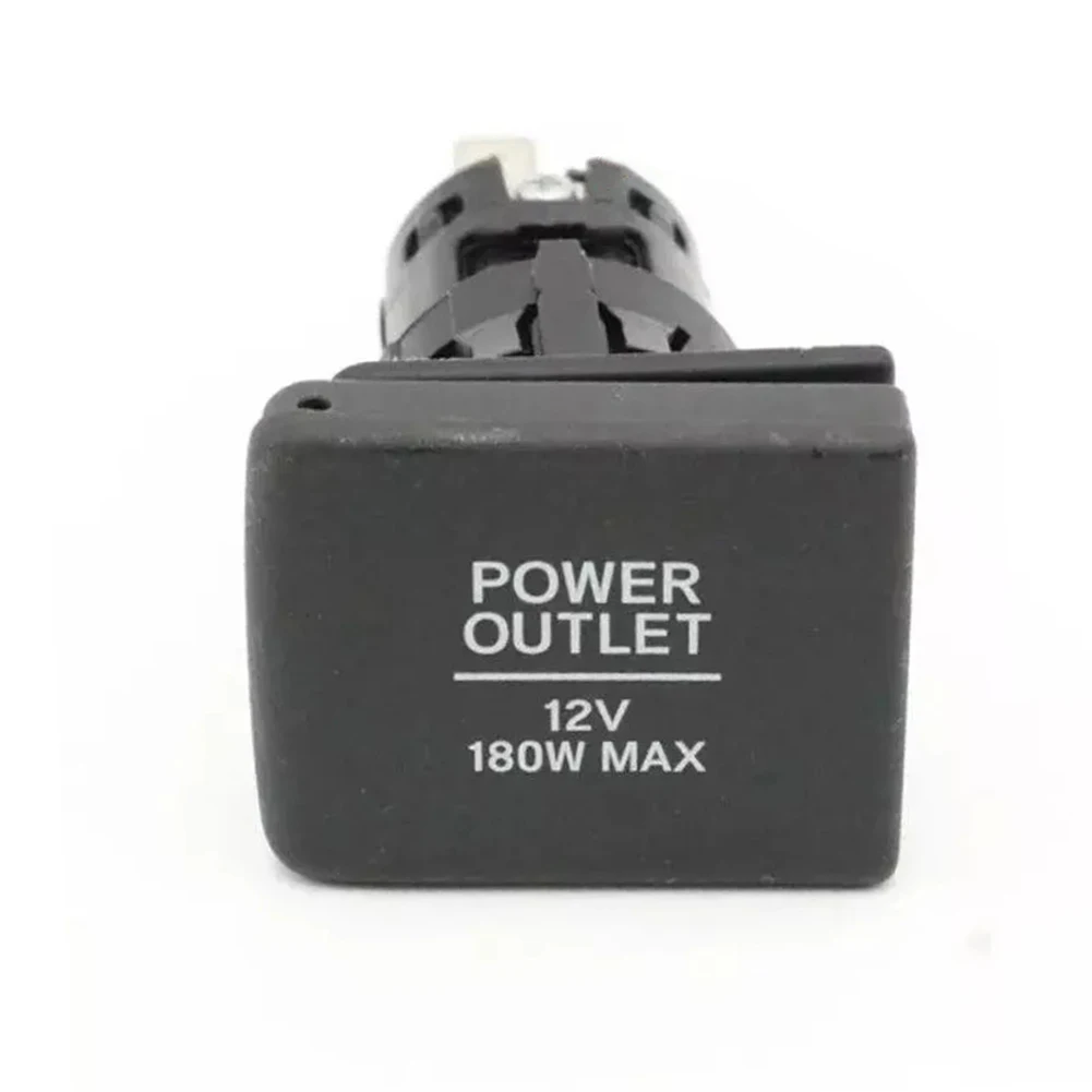 Replacement Power Socket Plug Outlet for Honda For CRV For Civic Crider XRV Quick Installation Easy to Use Black Color