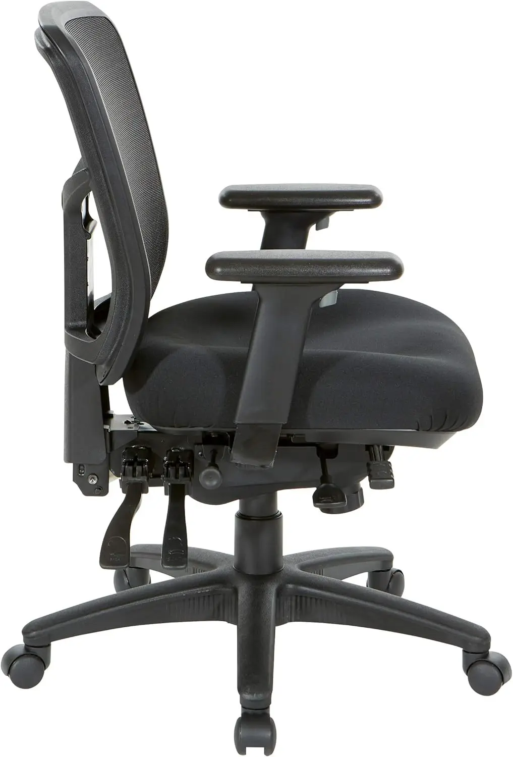 Office Star Progrid Breathable Mesh Manager'S Office Chair With Adjustable Seat Height, Multi-Function Tilt Control And Seat
