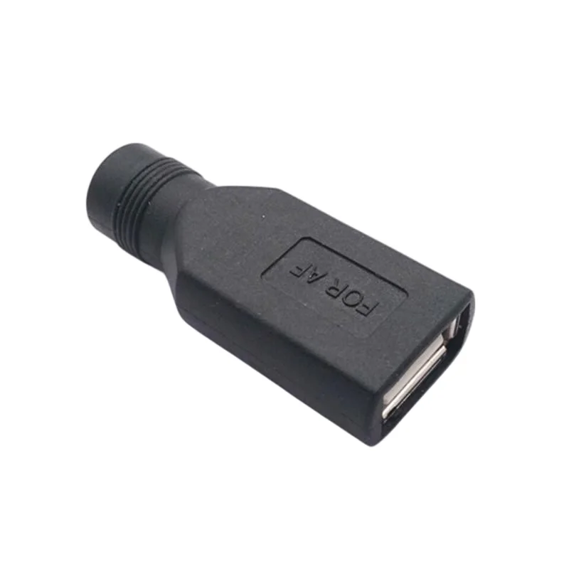 USB Female to DC Female Converter 12V DC5.5X2.1 F to USB F Plug 5V Charging Adapter Laptop PC USB Power Extend Connector