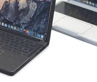 Cute Simulation 1:12 Mini Laptop Computer Dollhouse Miniature Alloy Crafts Dollhouse Decoration For Doll House DIY Accessories