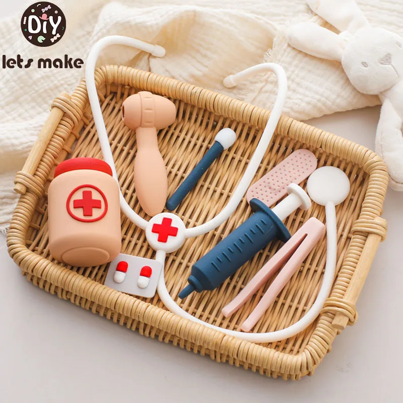 Silicone Educational Toys for Children Pretend Play Doctor Medical Simulation Medicine Playing Doll Kid Role Playing Pretend Toy