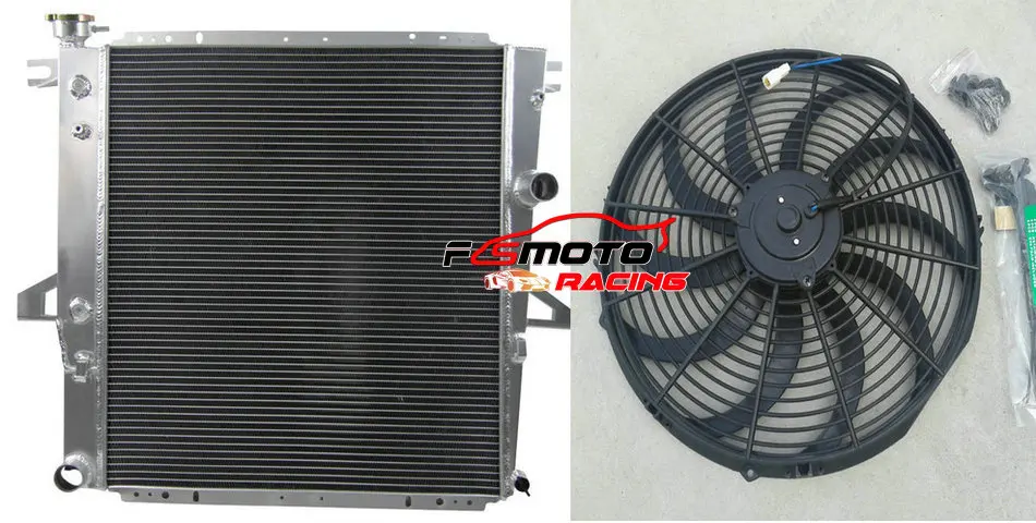 For Ford Explorer Ranger Mazda B3000 B4000 V6 3.0 4.0 1998-2011 2010 2009 2008 2007 2006 2005 2004 2003 Aluminum Radiator+Fan