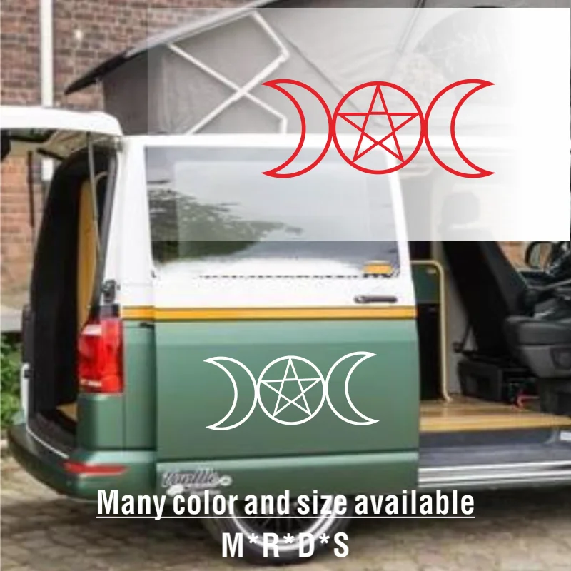 Triple Goddess Hecate Vinyl CAR DECAL Pagan Wiccan New Age Art Decor Removable Laptop Sticker For Apple MacBook Decoration #201