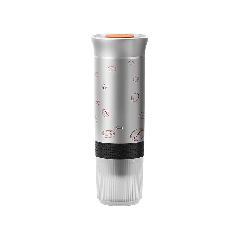 Portable espresso machine, wireless heated espresso