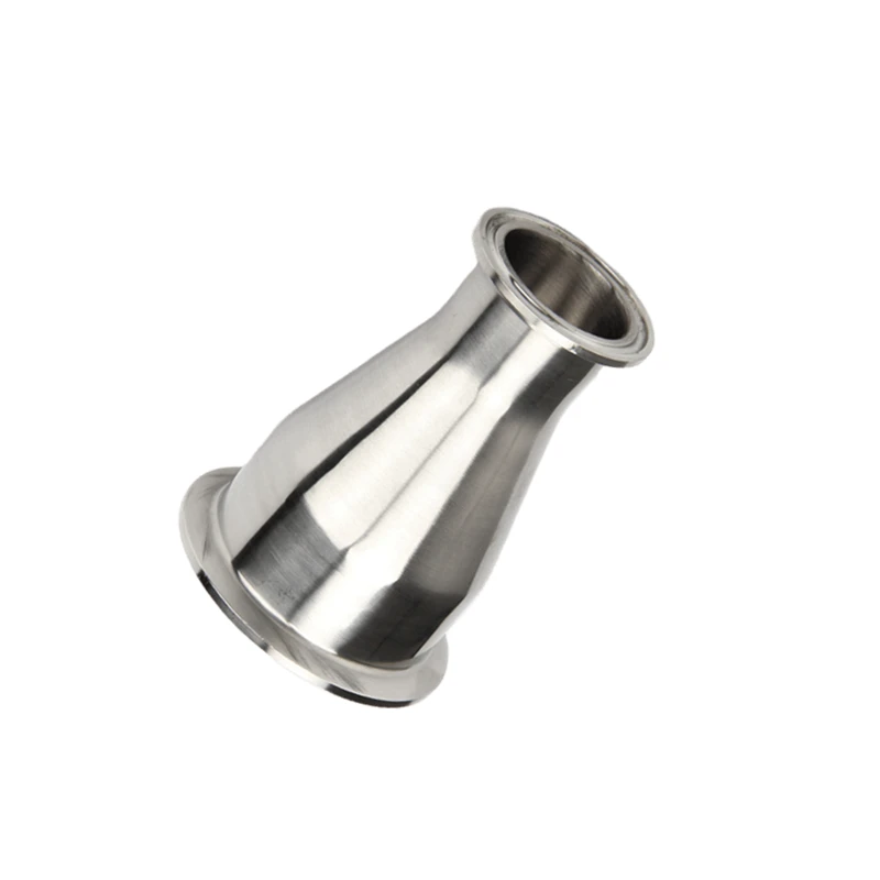 19/25/32/38/45/51/57/63/76/89Mm Reducer SS304 Stainless Steel Sanitary Ferrule 50.5-119Mm Concentic Pipe Fitting Tri Clamp