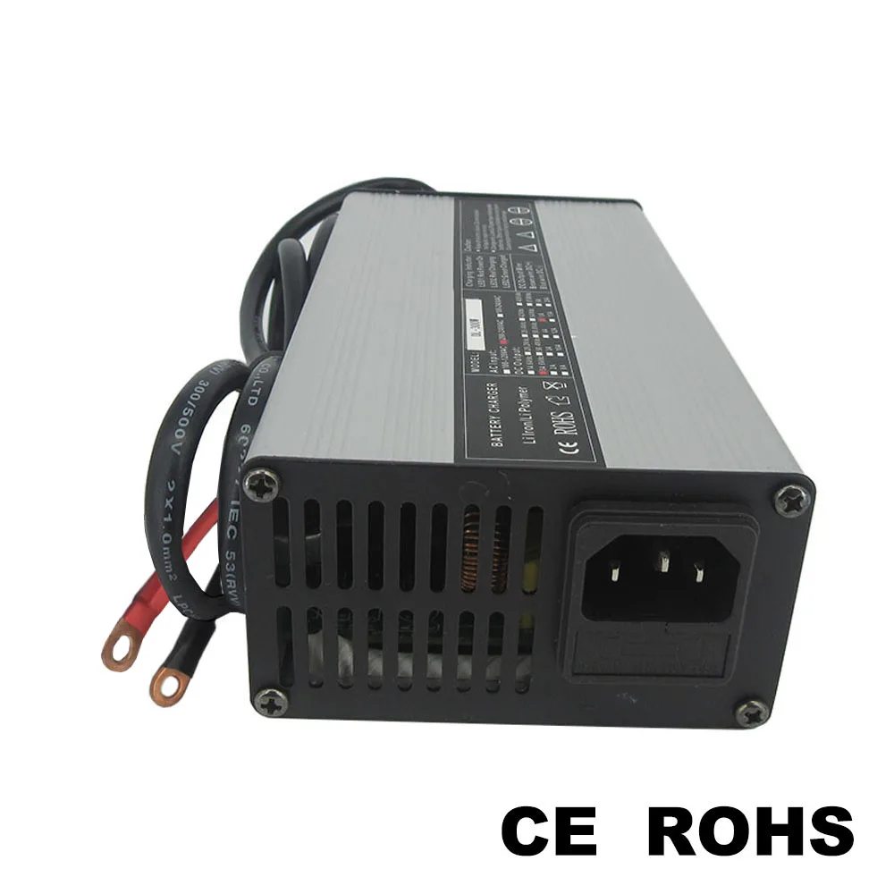 24V 5A 10A 15A Lead Acid Battery Charger 24 Volt 28.8V 20A RV Fast Charger XLR Copper Nose Clip Connector