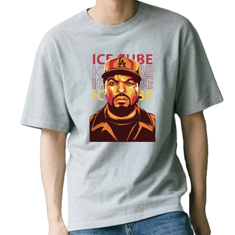 T-shirt hip hop pour homme, tival et décontracté, avec de cube de glace, l plrecherchés d'Amerikkka, Haraju