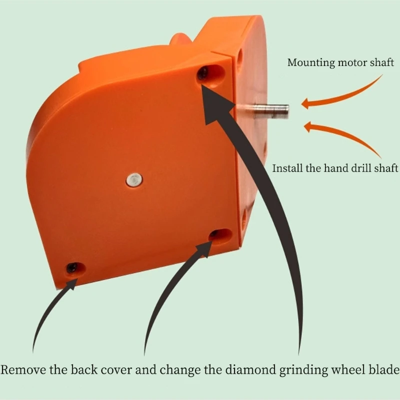 Compact and Portable Manual Drill Sharpener Fast and Precise Sharpening for Various Cutting Tools with 3Grinding Dropship