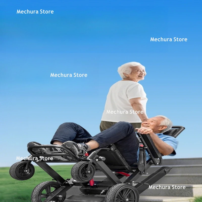 Fully Automatic Crawler Climbing Carts Electri Wheelchair Intelligent Up and Down Climbing Carts Foldable Business Portero JTC
