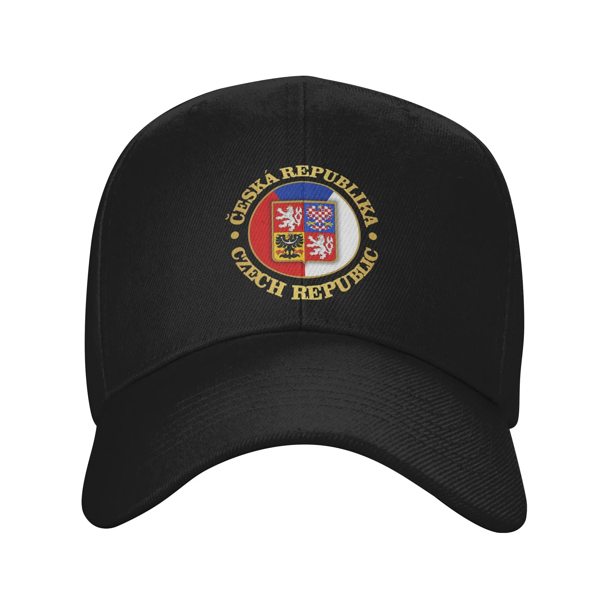 Unisex Czech Republic Coat of Arms Merch Baseball Cap  Trucker Hat Classic Golf Wear Adjustable