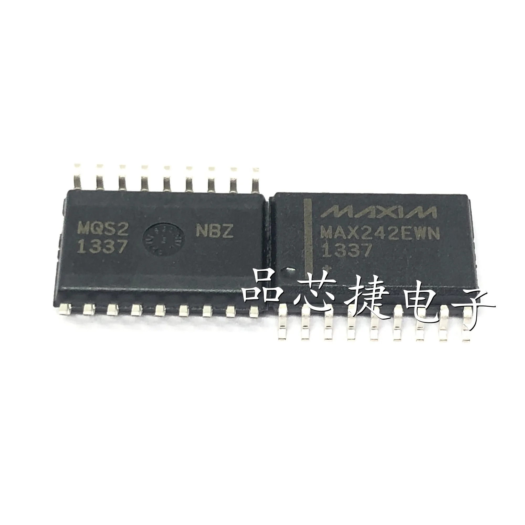 

5pcs/Lot MAX242EWN+T Marking MAX242EWN + SOIC-18 +5V-Powered, Multichannel RS-232 Drivers/Receivers