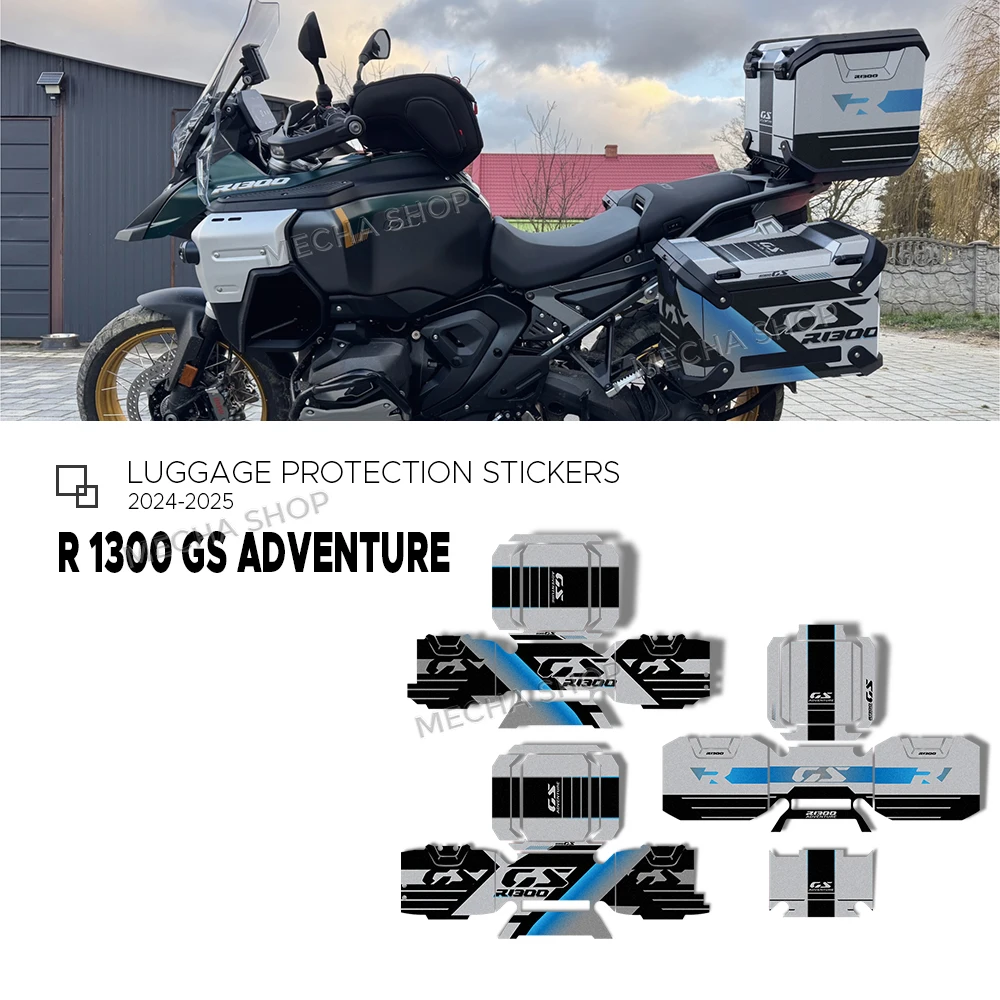 

For R1300GS ADV R1300 GS Adventure 2025 2026 Motorcycle Sticker Side Boxes Panniers Luggage Protection Decals