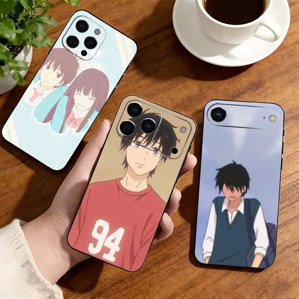 

Kimi ni Todoke Phone Case For iPhone17,16,15,14,13,12,11 Plus,Pro Soft Silicone Black Cover