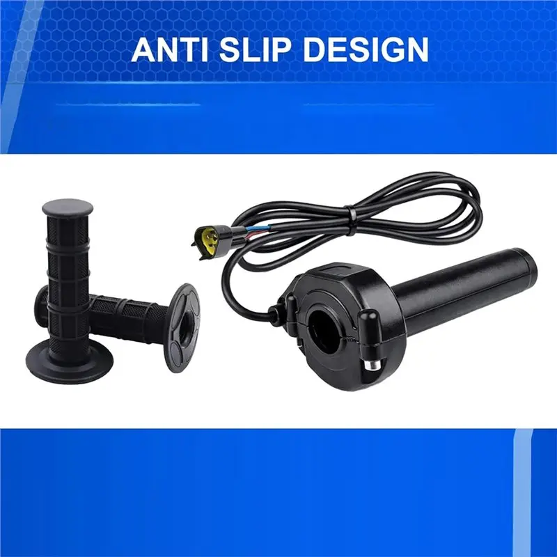 CYL-Full Twist Throttle Handle Electric Dirt Bike Replacement With Male Connector For Yozma IN10 Valtinsu Strike Shadow SX