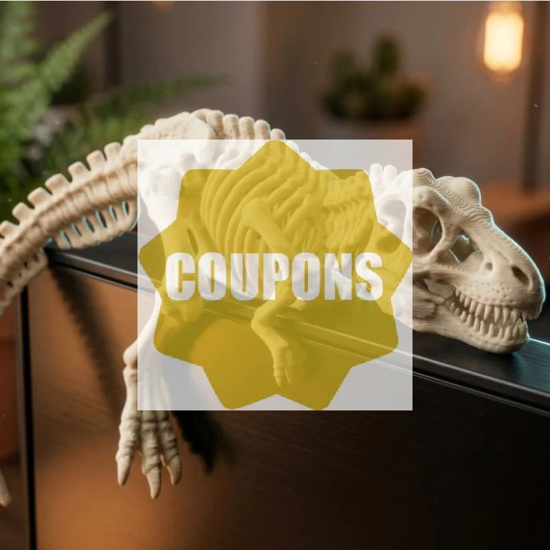 Sleeping T-Rex Monitor Topper Figurines 3D Printed Mini Lazy Dinosaur Ornaments For Desk/Monitor/Shelf Cute Jurassic Dino Decor