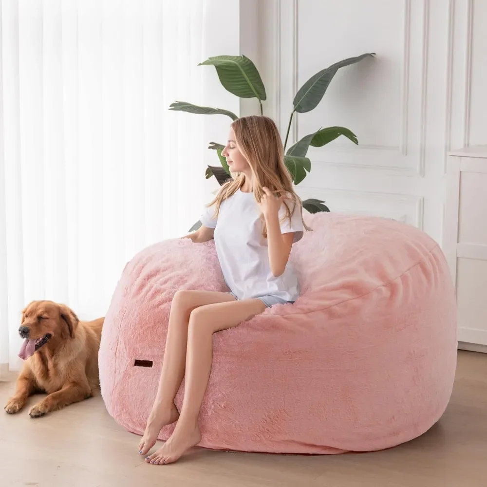 bean bag,Giant Bean Bag Chair Bed for Adults,Convertible Beanbag Folds from Lazy Chair to Floor Mattress Bed,Large Floor Sofa