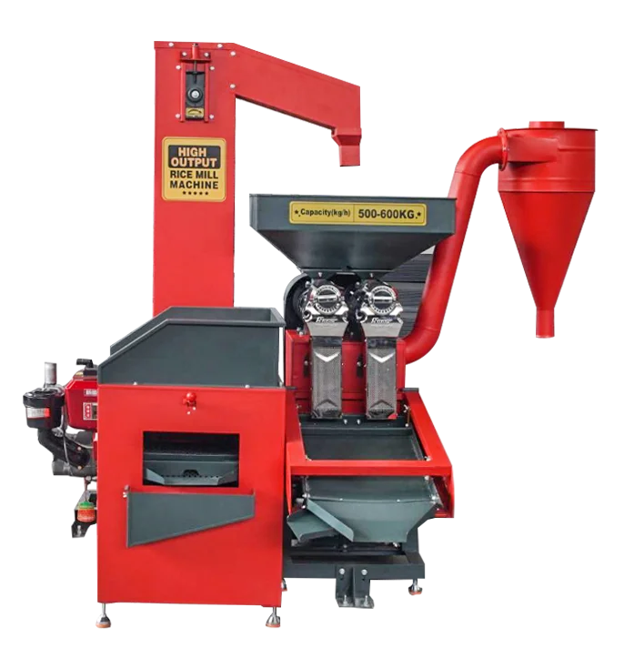 600kg/h Automatic Rice Mill Machine with Stone R emoval & Broken Rice Separation