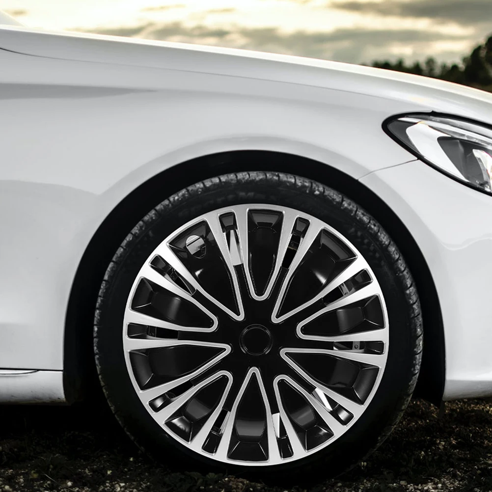 

2Pcs Wheel Hub Covers 12 Inch Decorative Rim Cap Car Hubcaps High Impact PP Scratch Resistant Easy Installation