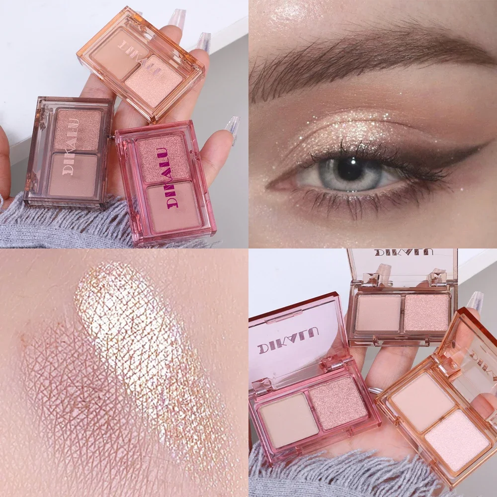 Paleta de sombra de ojos resistente al agua, color rojo perla, negro, Punk, mate ahumado, purpurina, sombra de ojos en polvo, paleta de contorno de ojos, Cosméticos de maquillaje