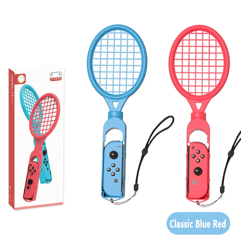 2 adet tenis raketi için Nintendo anahtarı/anahtarı OLED Joy-Con denetleyici bilek kayışı Mario tenis raketi kavrama oyun aksesuarları için