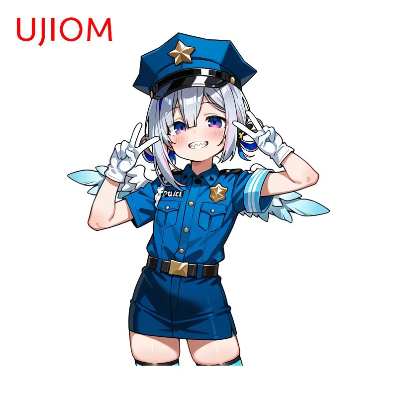UJIOM Shishiro Hololive Waifu Wall Stickers Attractive Funny Computer Cooler PVC Decal Waterproof Amusing Game Room Decoration