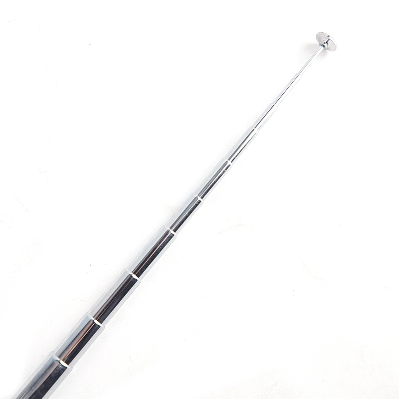 1PC 120cm 10 Section Stainless Steel Telescopic Rod Antenna FM AM Radio Super Signal