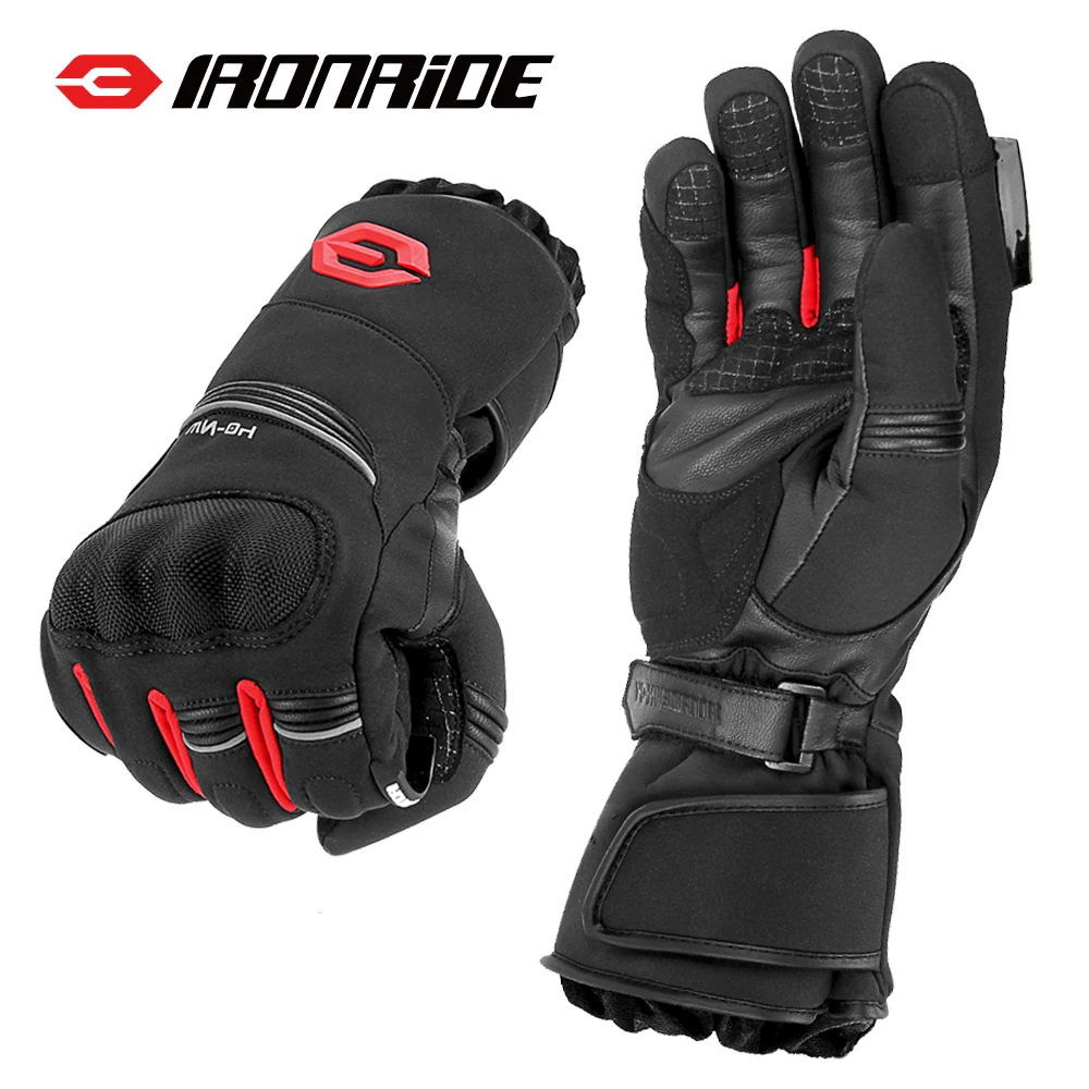 

Motorcycle Gloves Warm Waterproof Anti-collision Off-road Motorcycle Riding Gloves Anti Slip Touch Screen Full Finger Gloves