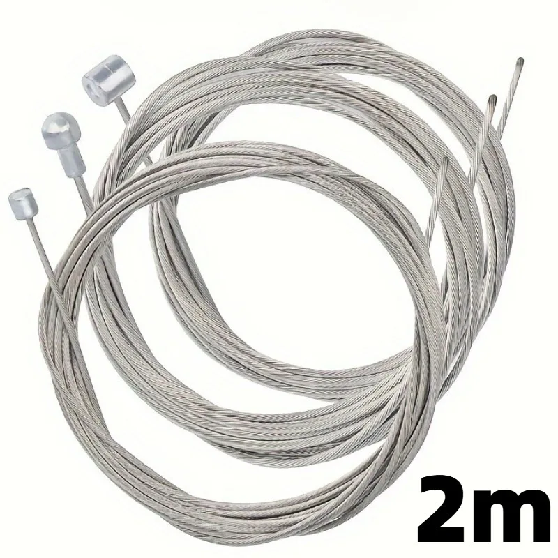 

1PC 2m Bike Gear Shifter Cable MTB Bicycle Brake Line MTB Road Bike Inner Shift Brake Cable Speed Line