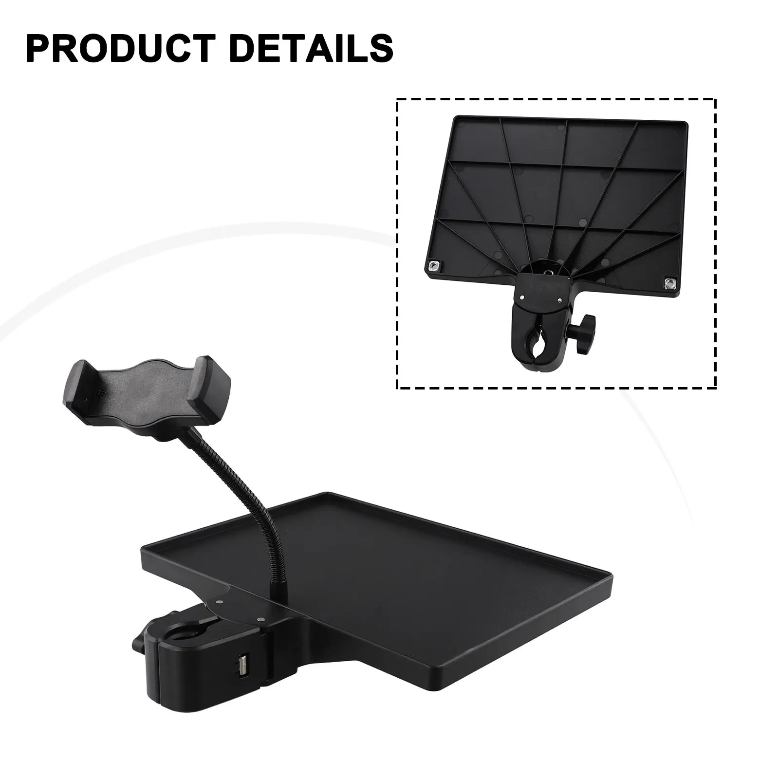 1pc Sound Card Tray With Mobile Phone Clip Mobile Phone Holder For Microphone Stand Live Tripod Bracket Music Sheet Stands