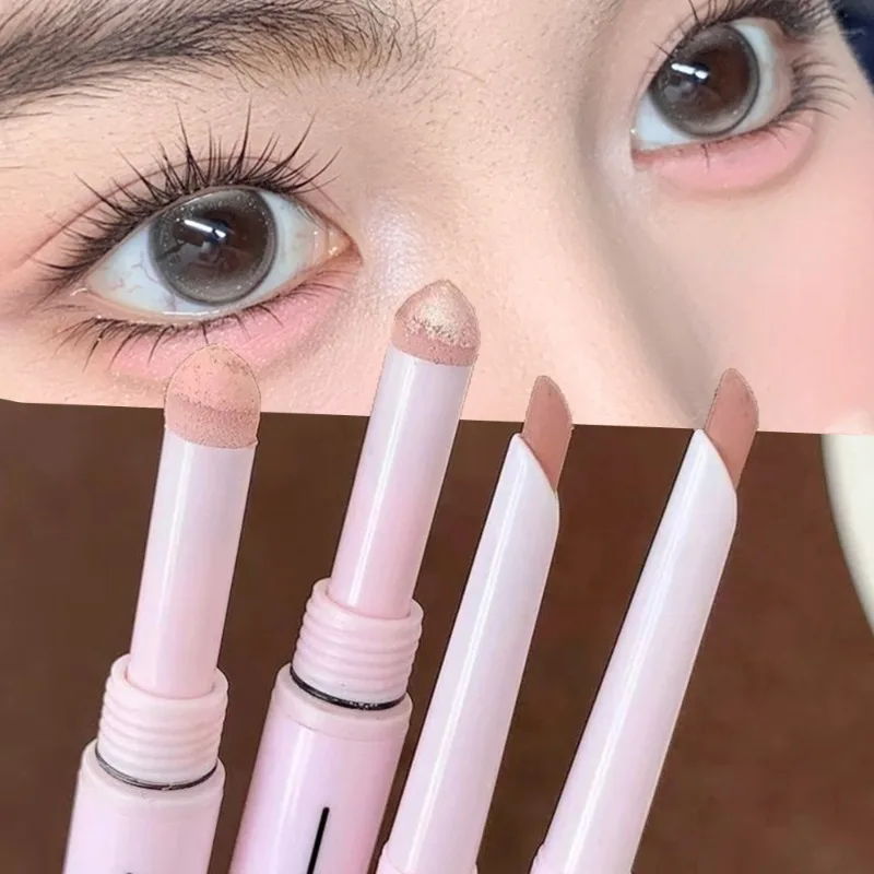 Double-end Lying Silkworm Eyeliner Pencil Glitter Matte Aegyo Sal Pen Brightening Cream Highlight Shadow Pen Contour Eye Makeup