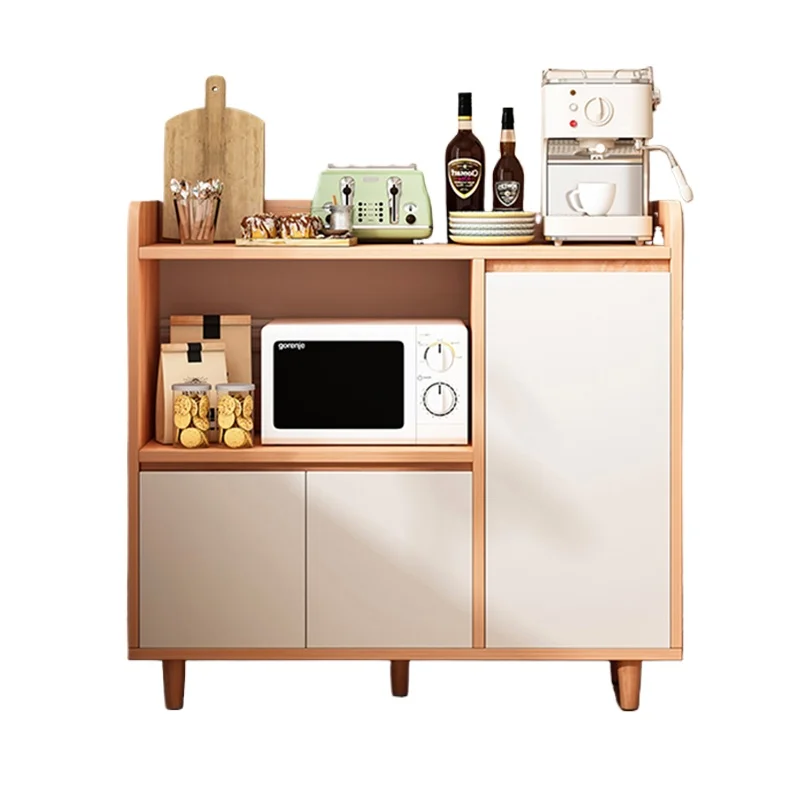 

Solid wood dining side, tea cabinet, living room integrated storage against the wall, storage low cabinet, household kitchen