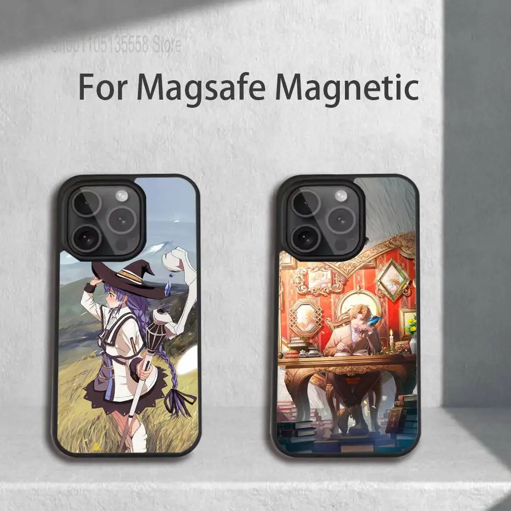 

Anime M-Mushoku T-Tensei Phone Case For iPhone 17,16,15,14,13,12,11,Pro,Max,Plus,Mini,SE4,E Magnetic Magsafe Wireless Charging