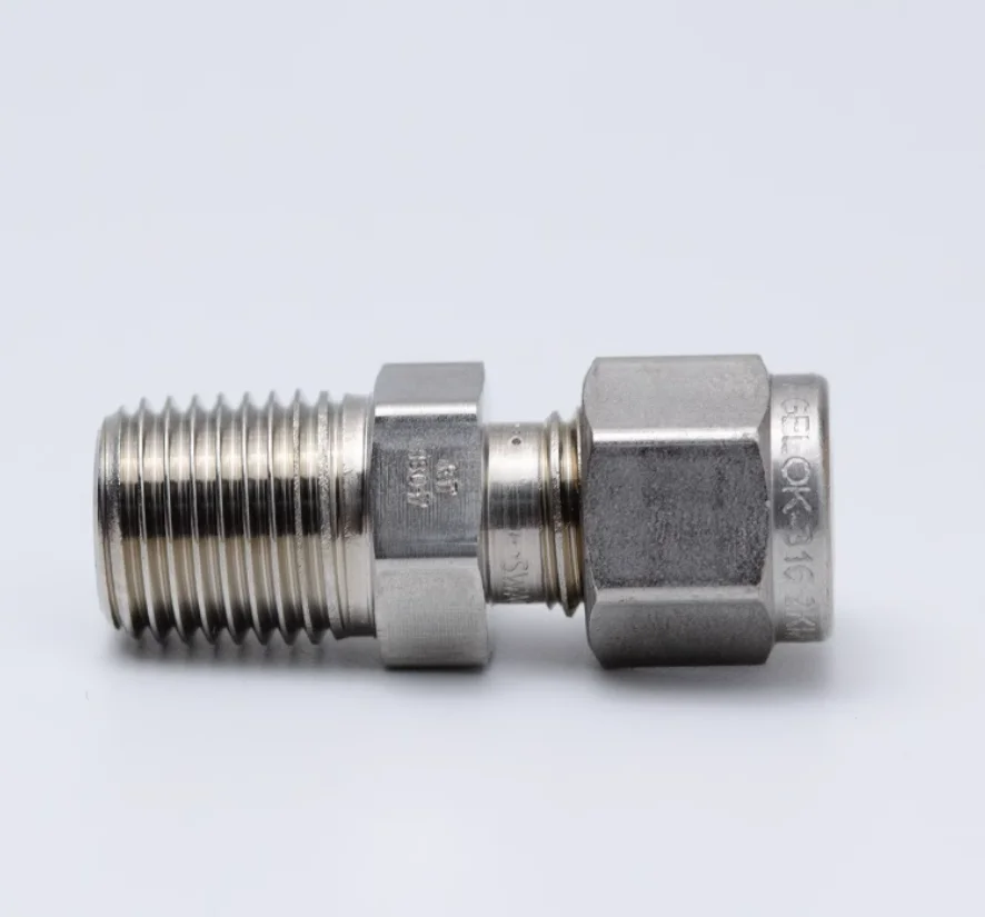 

Card sleeve joint to ISO cone RT external thread joint SS-400-1-4RT