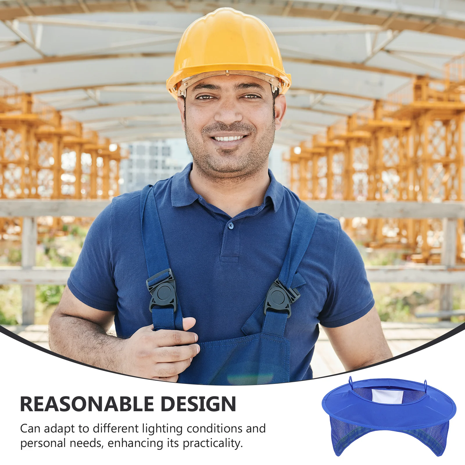 قبعة صلبة للحماية من الشمس، حافة كاملة، غطاء شبكي قابل للتعديل للرقبة للرجال والنساء، قبعة صلبة خارجية، مظلة من الشمس