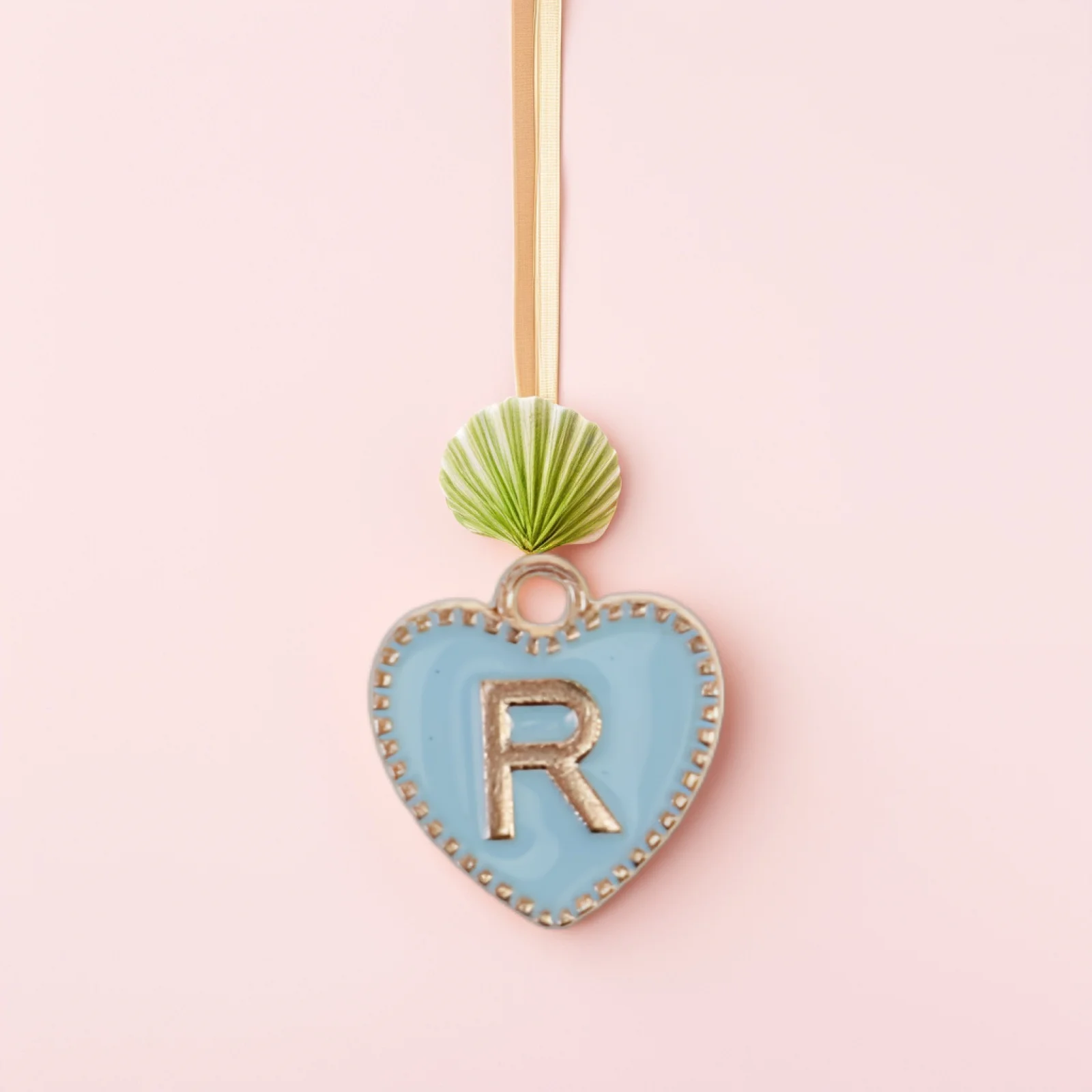 

26 Pcs Letter Pendant Necklace Charms Double Sided Enamel Alloy DIY Blue Bracelet A Z Beads Jewelry Accessories